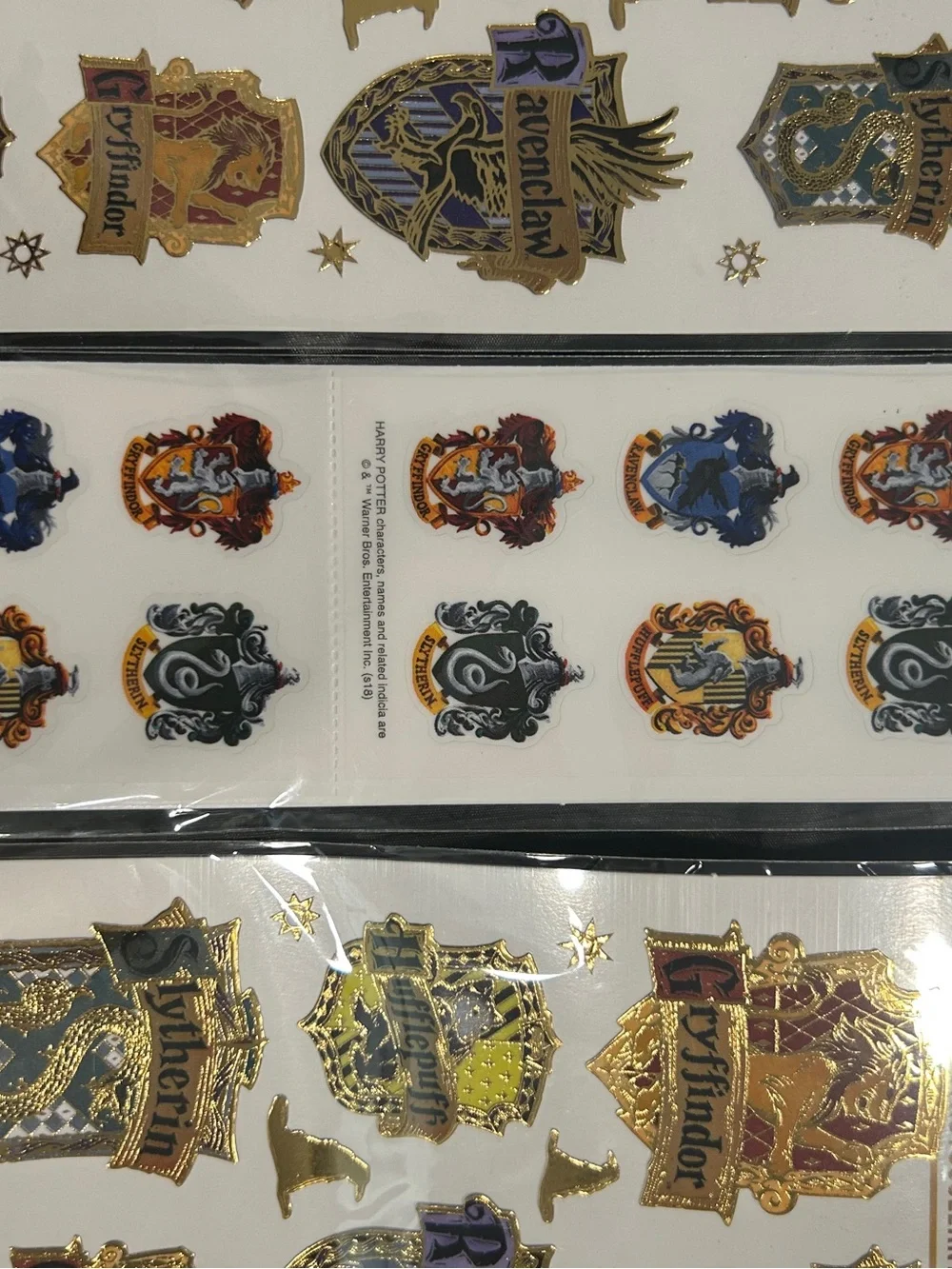Wizarding World Of Harry Potter stickers ravenclaw color