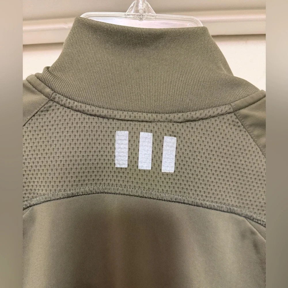 Adidas Clima365 track jacket - 3 stripes - size M - green - 2006
