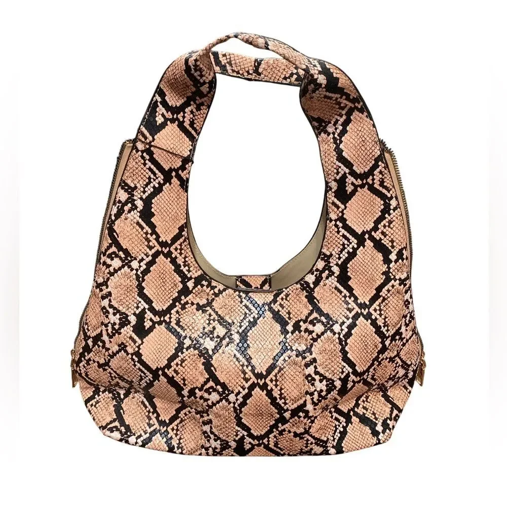 Ustyle Snakeskin Pattern Hobo Bag