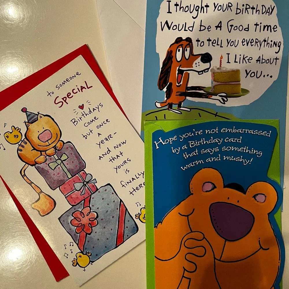 N/A birthday cards