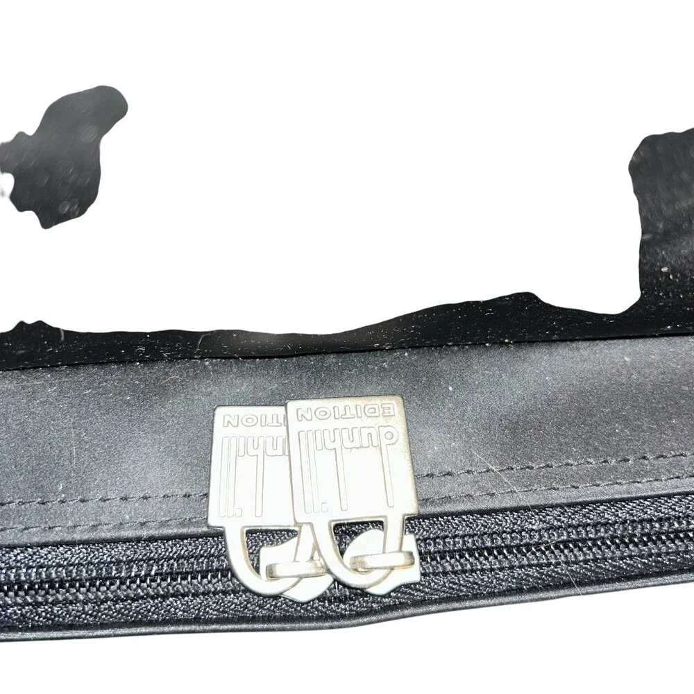 Dunhill black leather