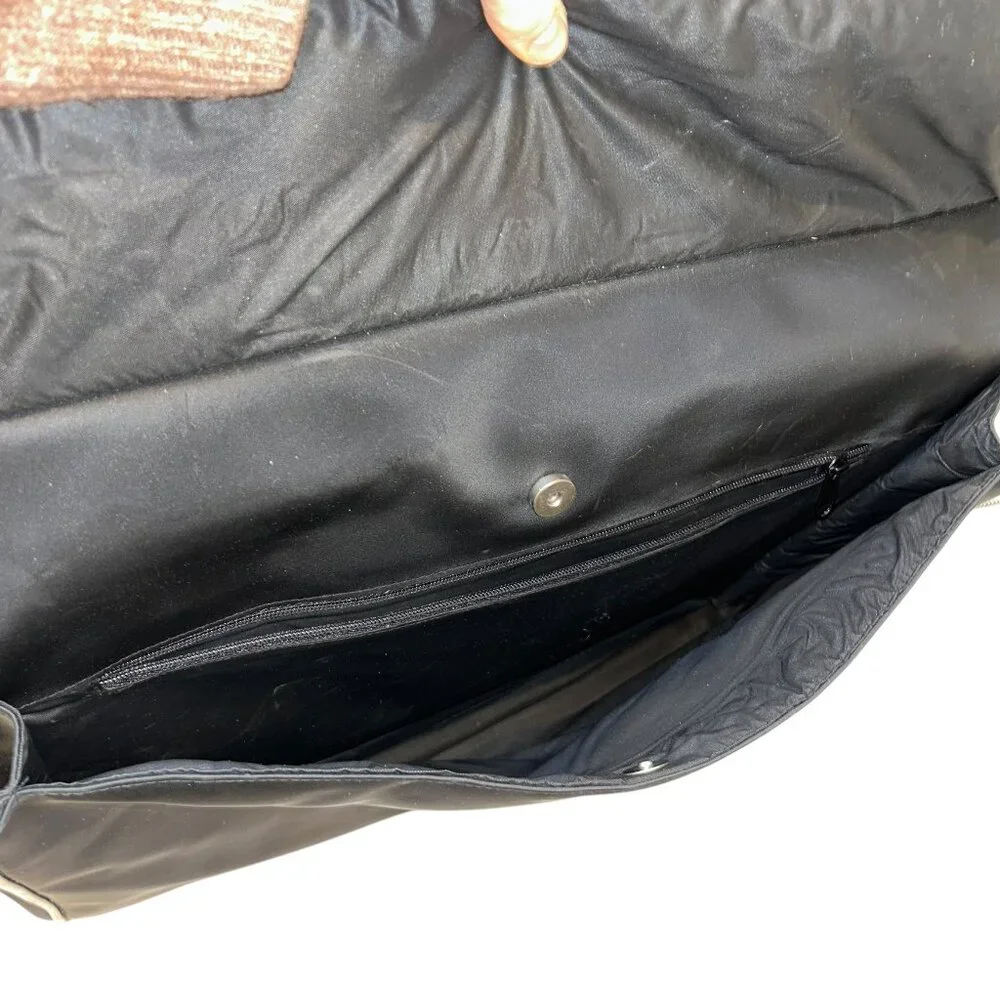 Dunhill black leather