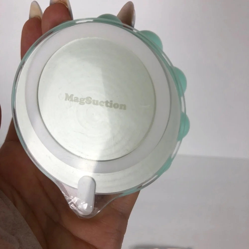 Bundle of 3 NWT silicone suction cup phone mount mag safe pink turquoise