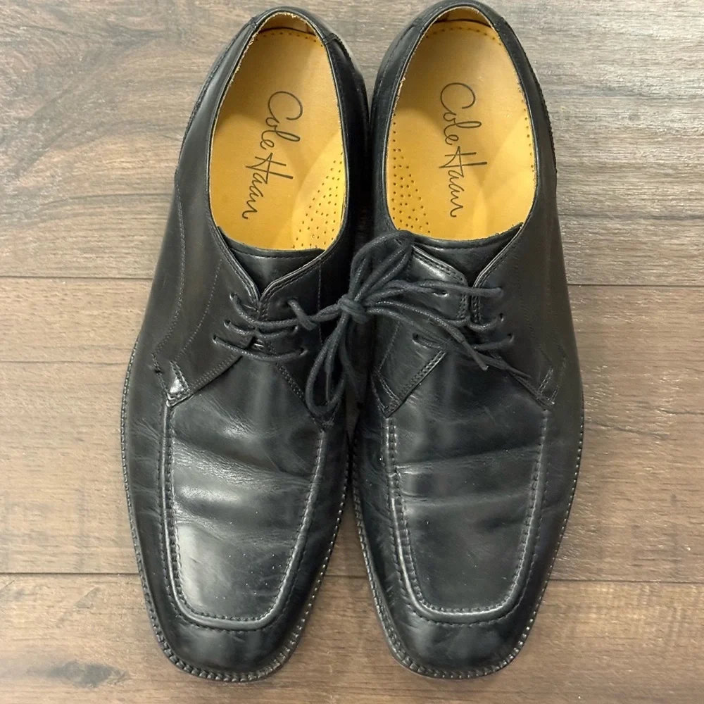 Cole Haan Eaton Moc Toe Leather Oxford Shoes Men’s Size 9D