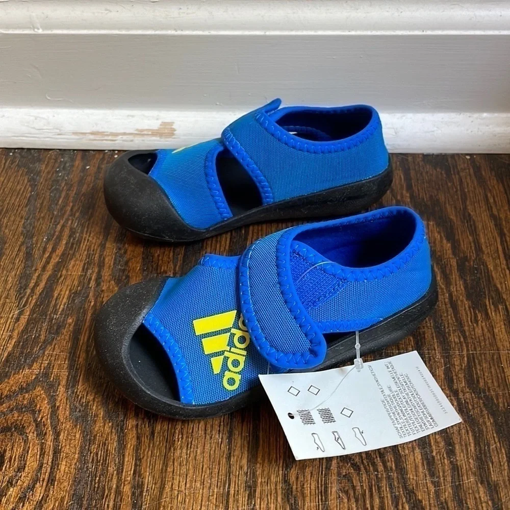NWT Adidas AltaVenture 1 Swim Sandals Blue