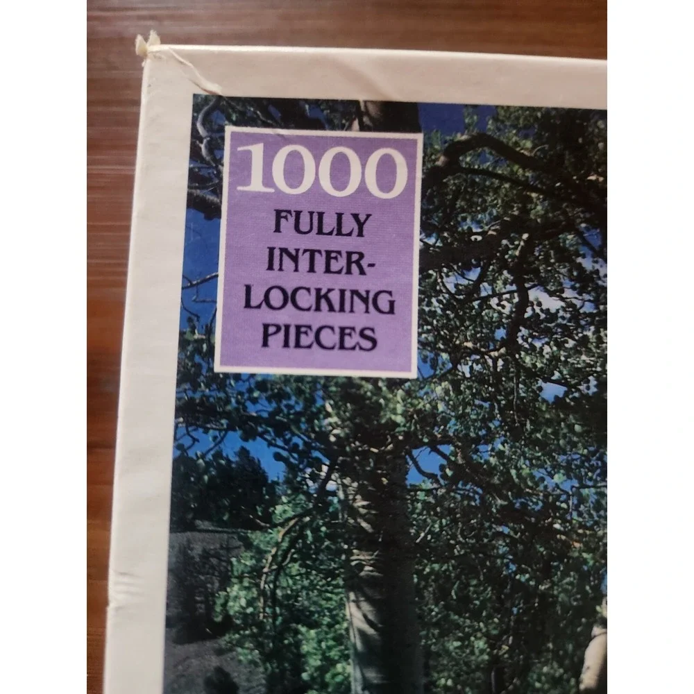 Vintage Rainbow Works Jigsaw Puzzle-1000 Pieces-Gray's‎ Basin, Wyoming - Sealed
