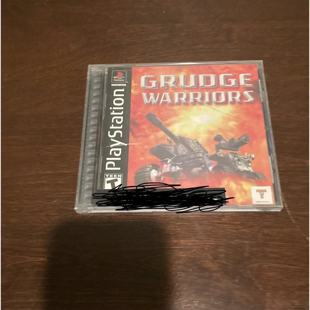 Grudge Warriors Sony PlayStation 1 PS1 Complete Manual