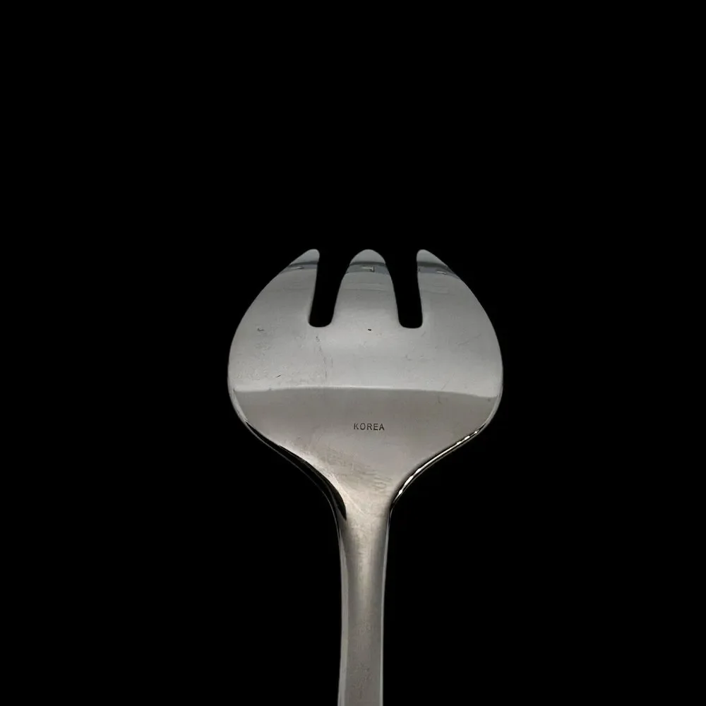 Gorham Stephanie‎ Frosted Hostess Set Meat Fork Gravy Ladle Pierced Tablespoon