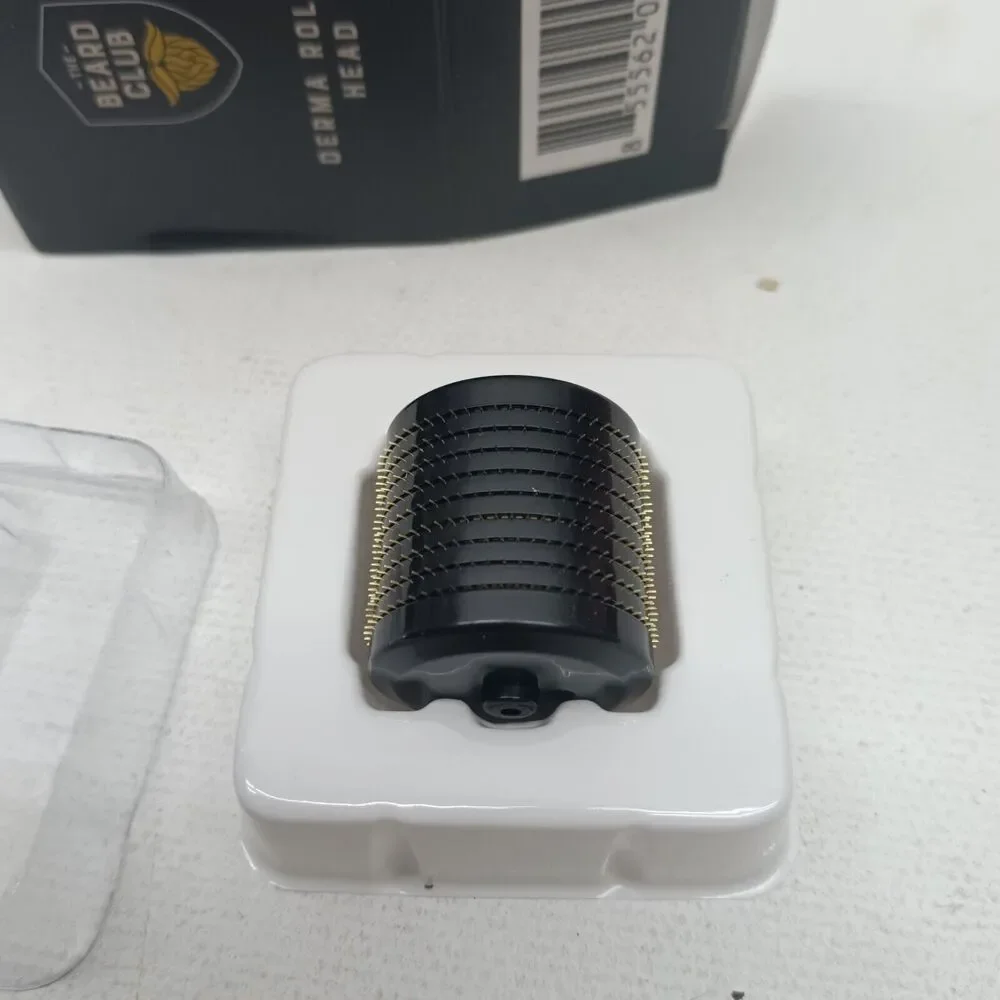Beard Club Derma Roller Head 540 Stainless‎ Promotes Thicker Fuller Beard NIB