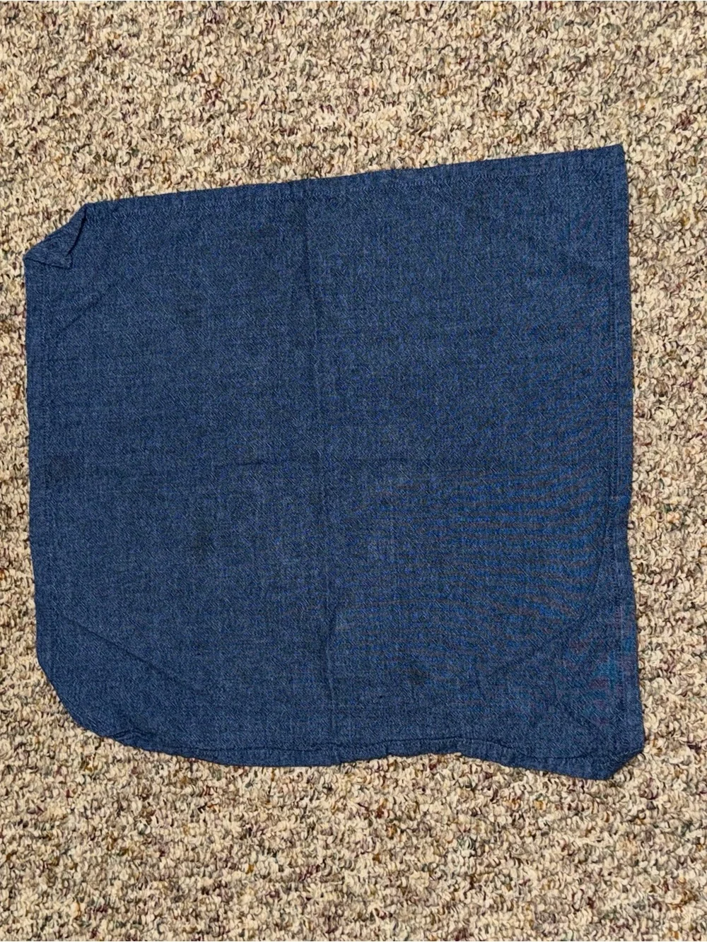 Sur La Table Navy Blue Textured Knit napkin