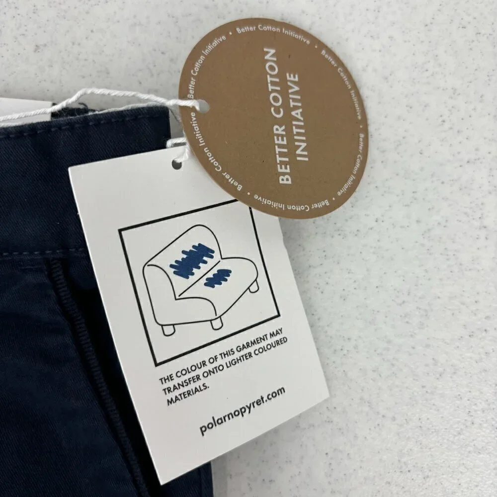 Polarn O. Pyret Regular Straight Leg Pants Navy NWT 9-12M