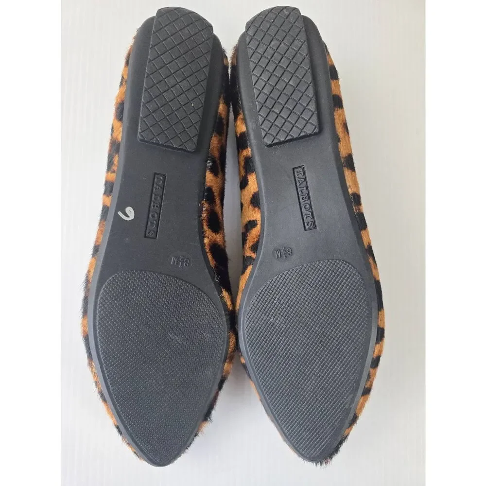 Talbots Driving Flats Sz 8 1/2 Leopard