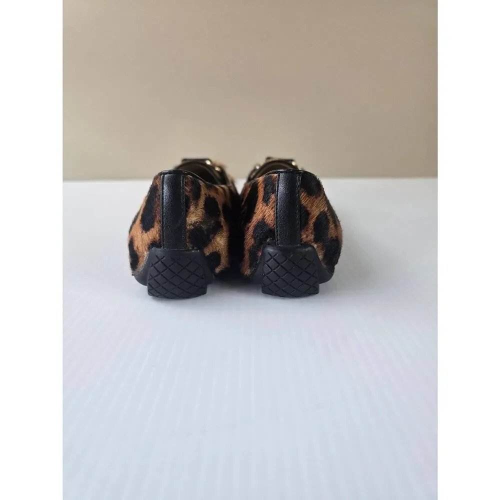 Talbots Driving Flats Sz 8 1/2 Leopard