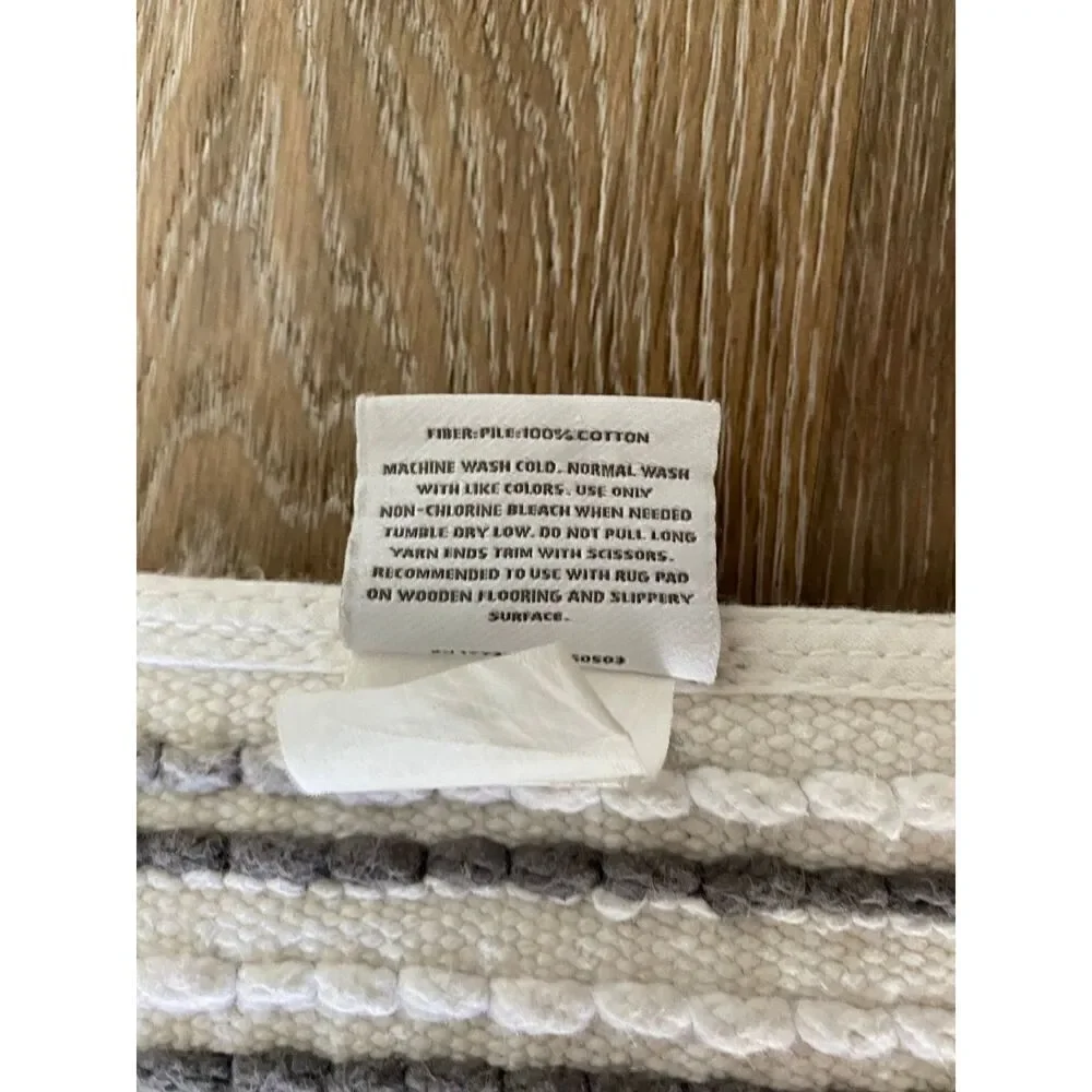 Threshold bath mat