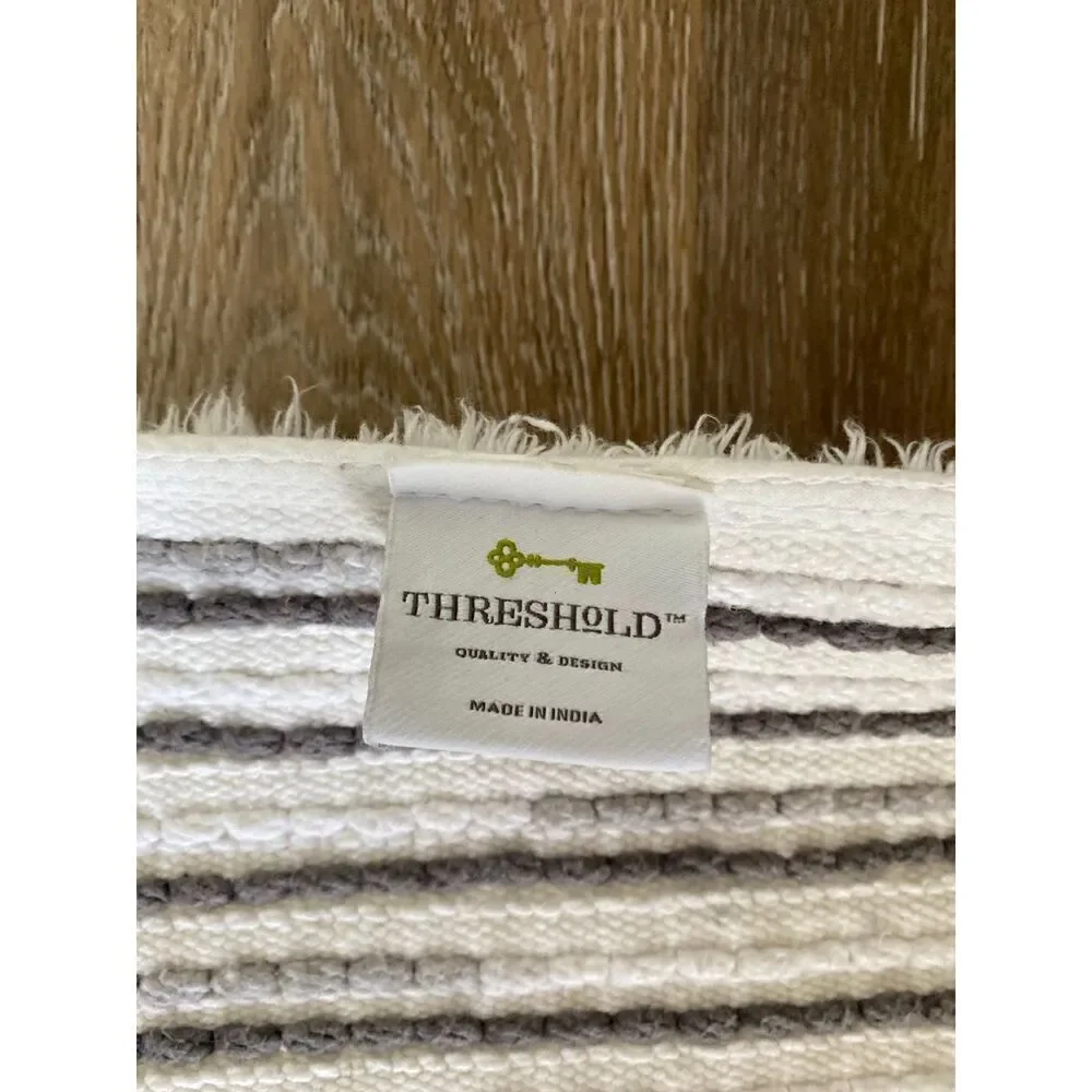 Threshold bath mat