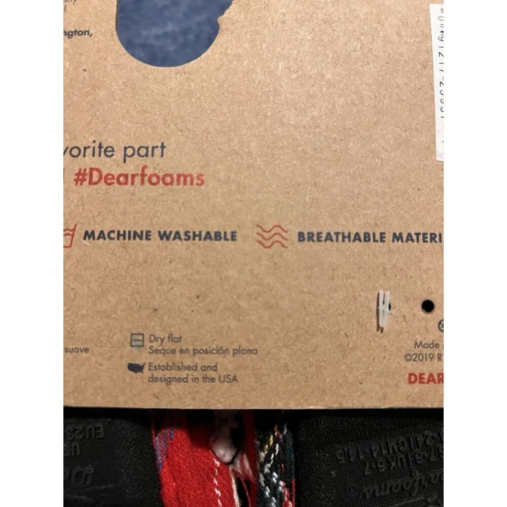 dearfoams own check carefully
