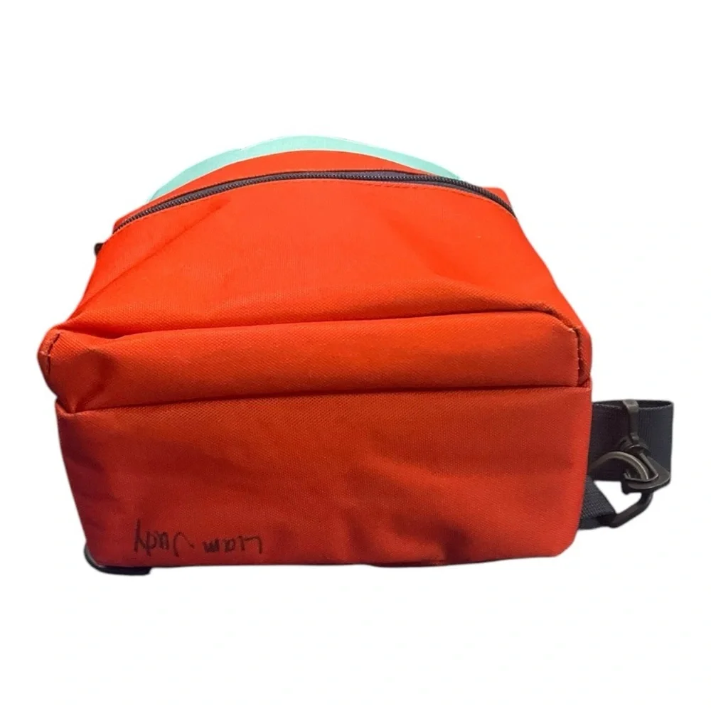 🎨 NEFF‎ Colorblock Backpack 🎒 Teal & Orange Street Style Classic