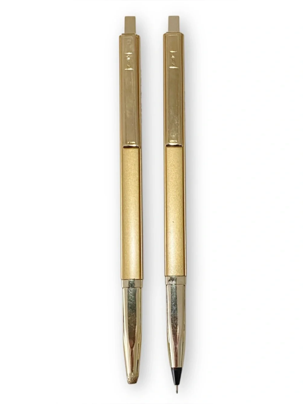 Vintage 1976 Montreal Olympics Gold Tone Pen and Pencil Set with COJO 76 Case