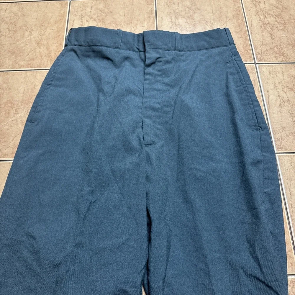 Tropical AG-344 Military Dress Pants Mens 28x32 Green Wool Blend 70s Vietnam VTG