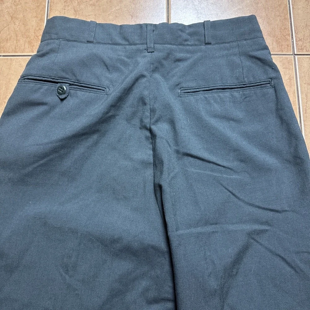 Tropical AG-344 Military Dress Pants Mens 28x32 Green Wool Blend 70s Vietnam VTG