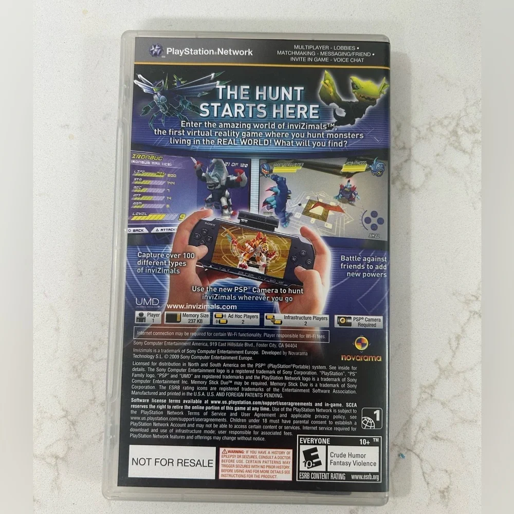 Sony psp invizimals
