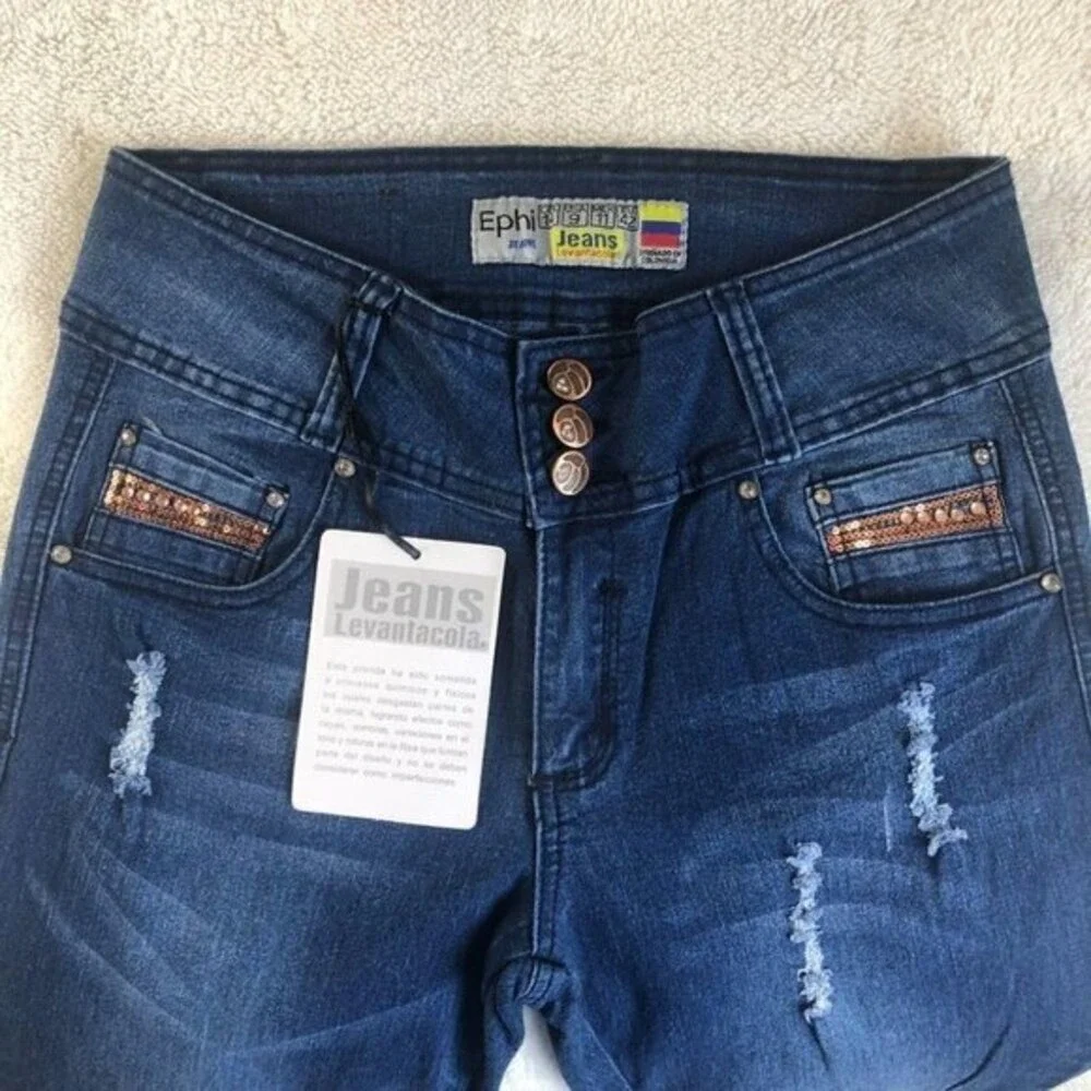Ephi Jeans 5073p ripped waist