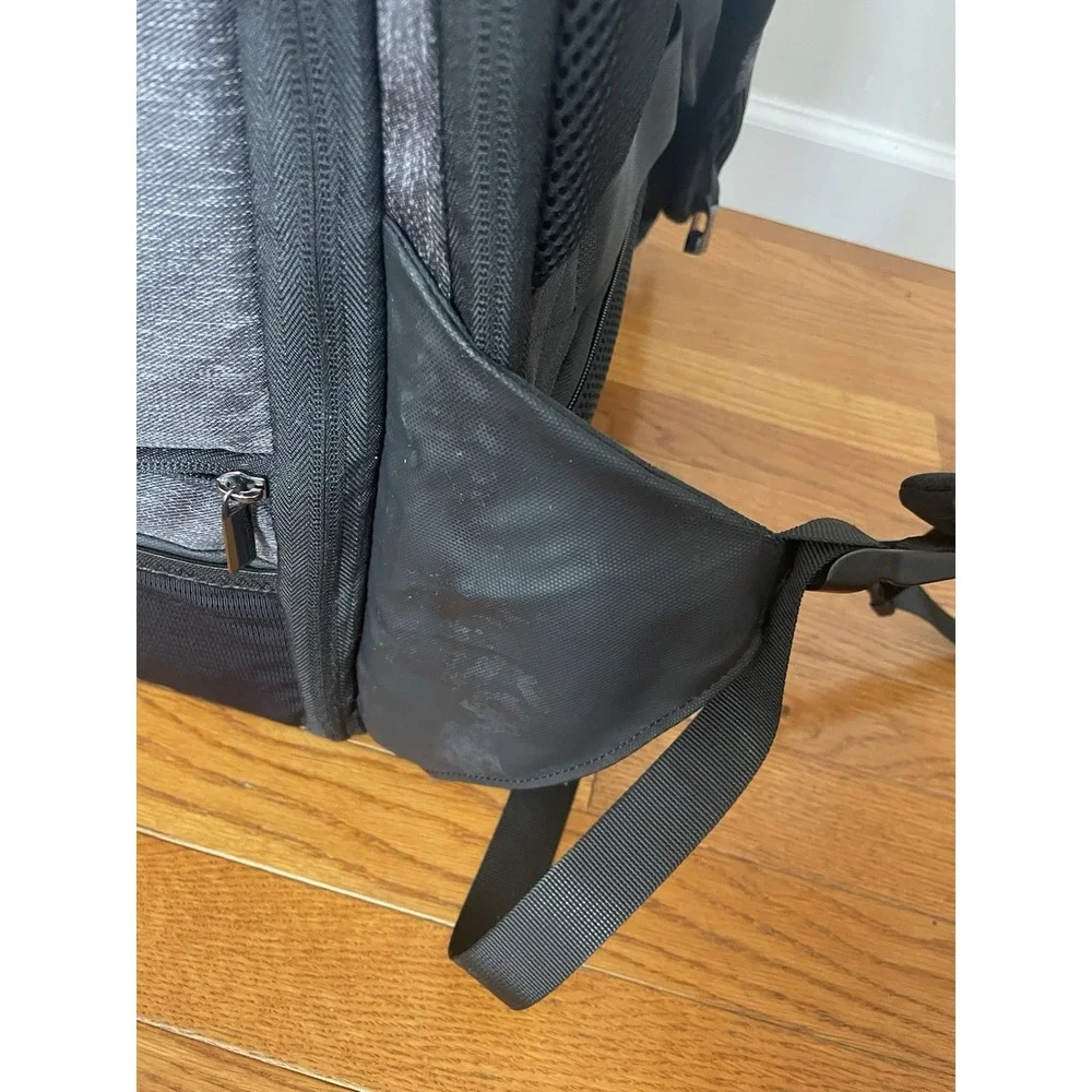 RUK Infinite Solar‎ Pickle Ball Backpack Heather Grey And Black Solar Power