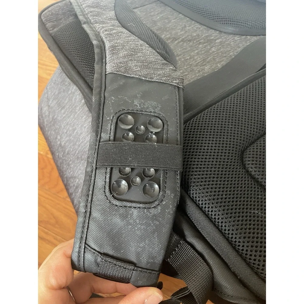 RUK Infinite Solar‎ Pickle Ball Backpack Heather Grey And Black Solar Power
