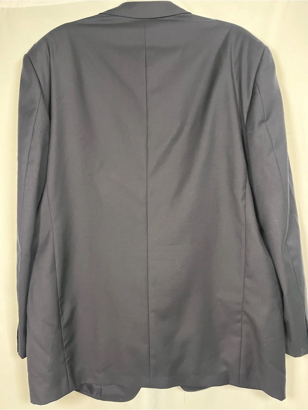 Ermenegildo zegna vintage fine worsted super 100s wool black blazer size 56