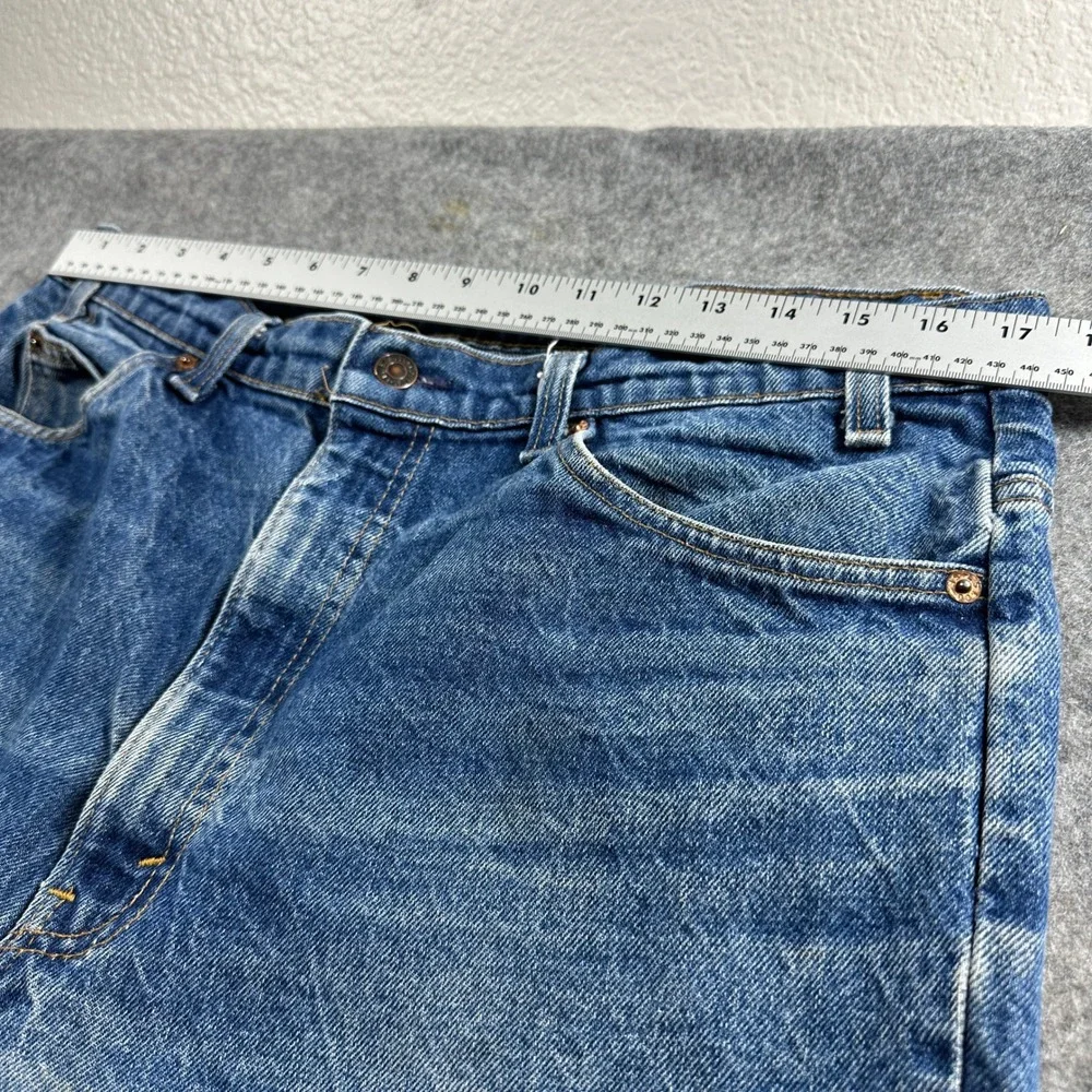 Vtg Levi's 517 Orange Tab Jeans Mens 38x32 (fits 34x28) Bootcut Made in USA