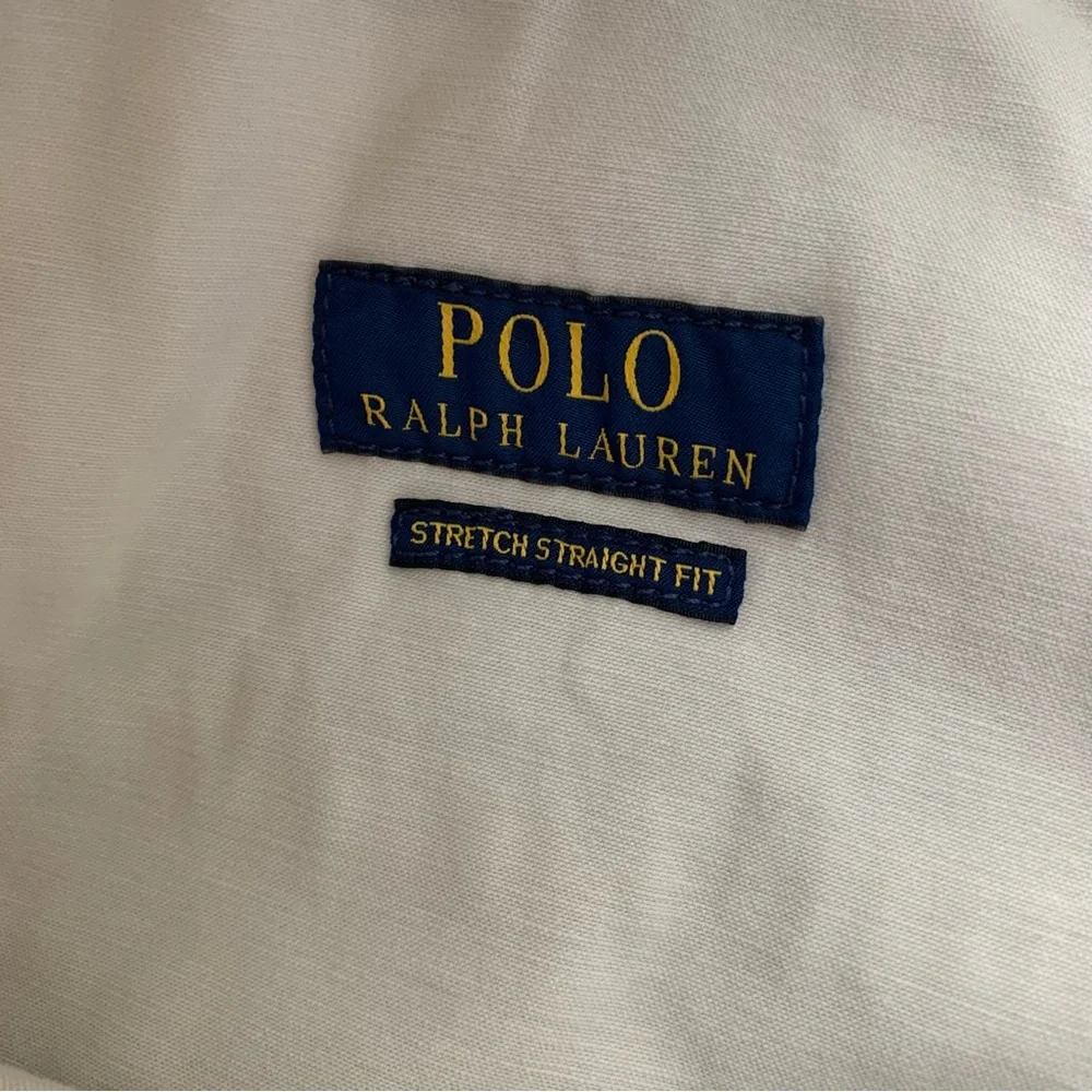 Polo by Ralph‎ Lauren Light Cream Stretch Straight Fit Cotton 38/32