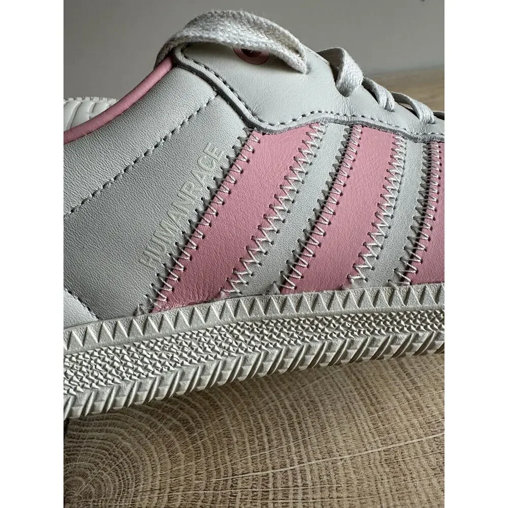 Adidas x Pharrell Humanrace Samba Aluminum Wonder Mauve Men's Sneakers US 10