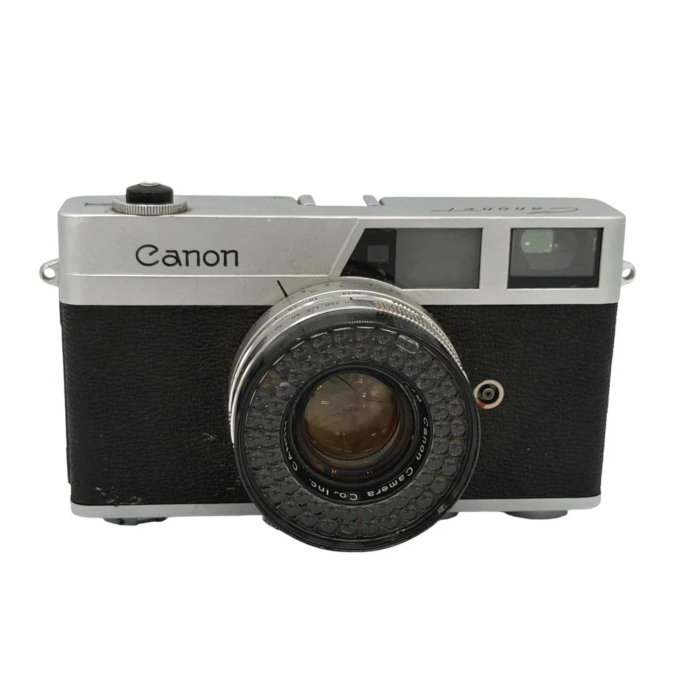 Canon Canonet Rangefinder 35mm Film Camera 45mm f1.9 SE Lens Vintage Japan