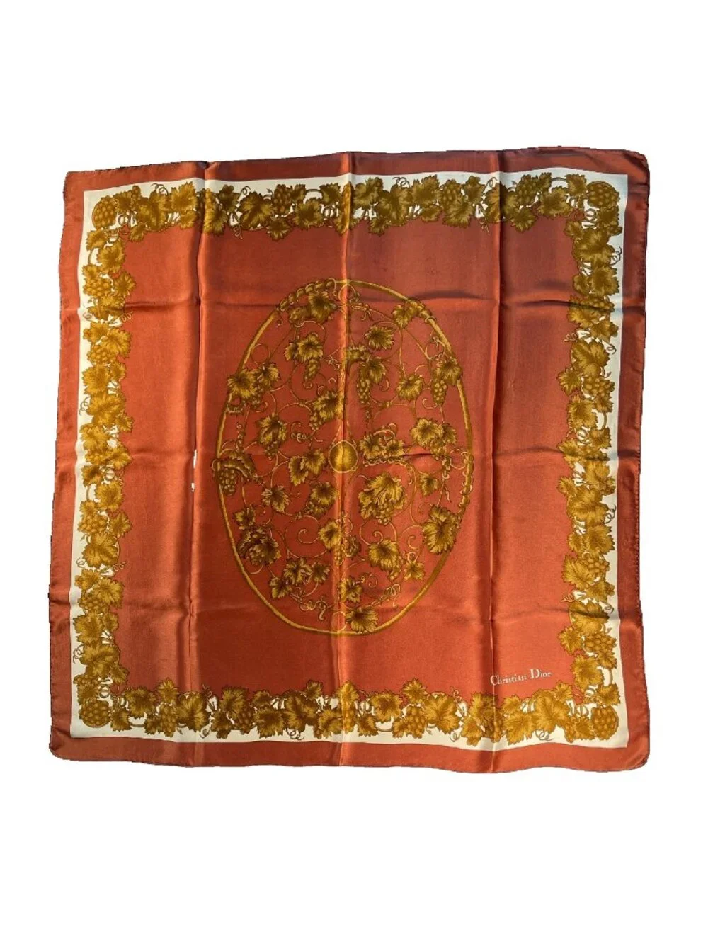 Vintage Christian Dior Silk Scarf