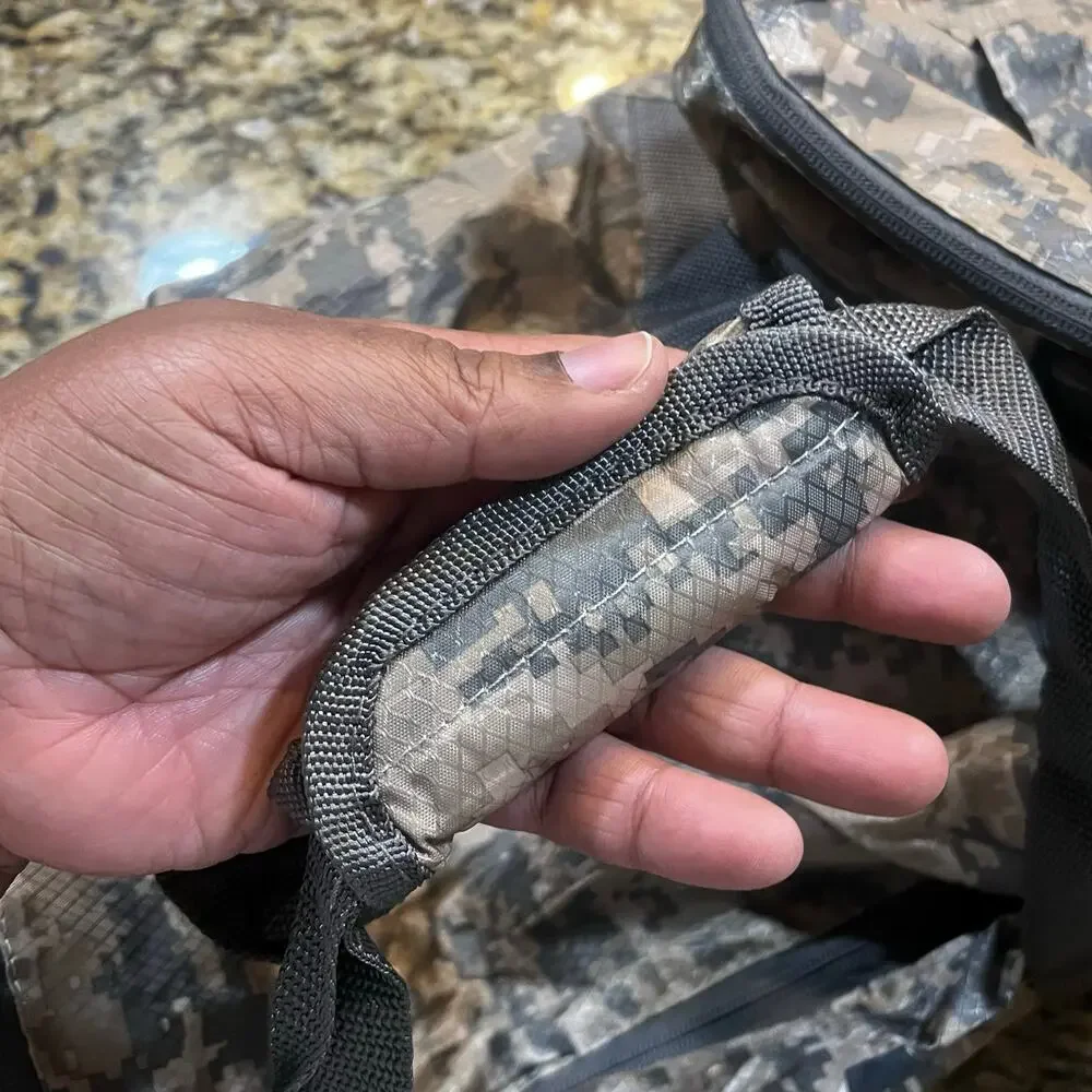 NRA duffel camo