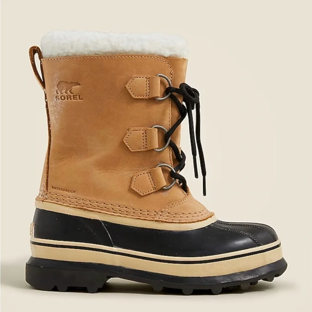 Sorel Tan and Black Winter Boots