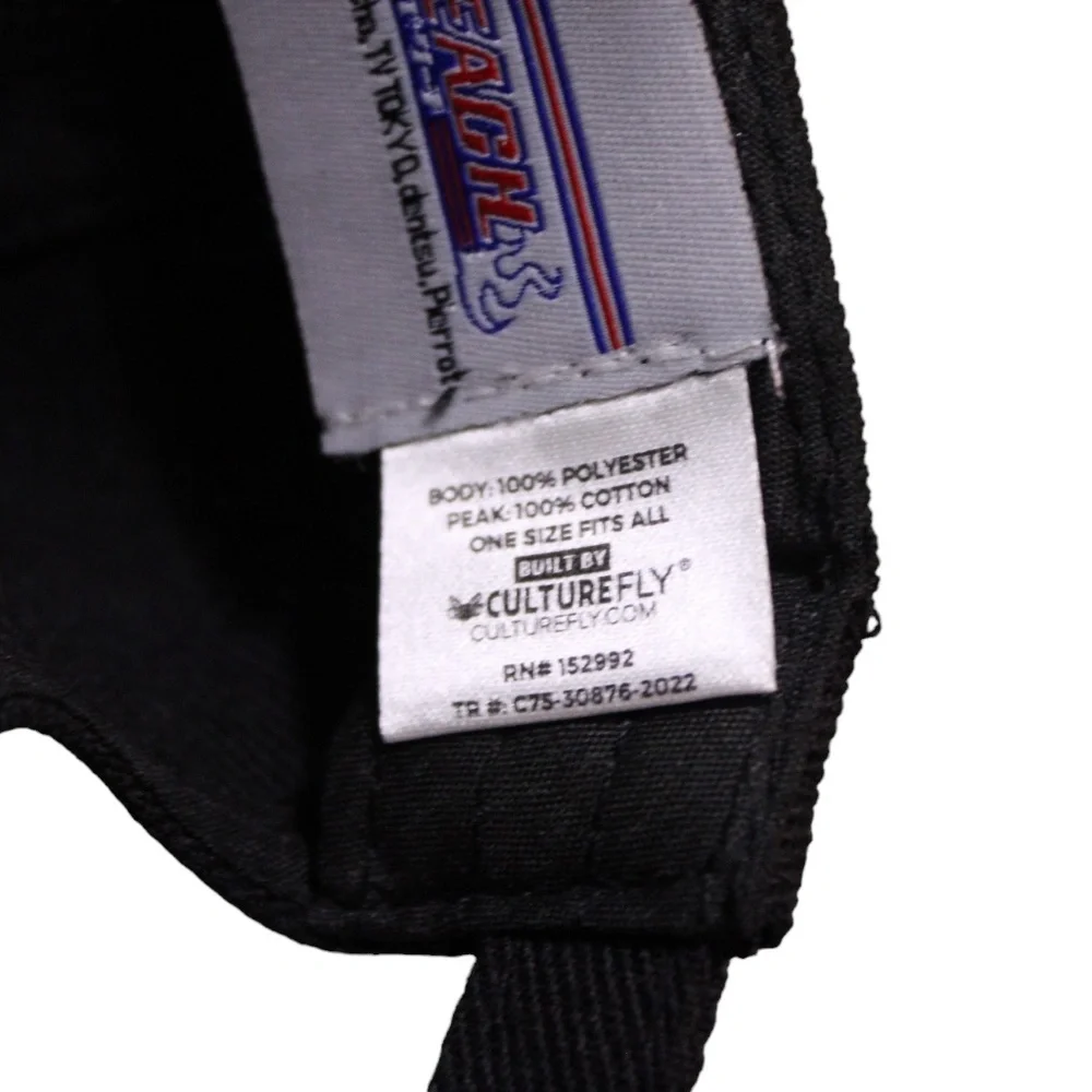 Bleach Anime Series TV Ball Cap Adjustable‎ Strap Black/Blue Hat Men's OS