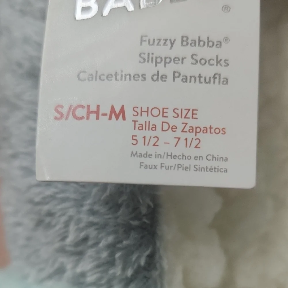 Fuzzy Babba warm cozy slippers