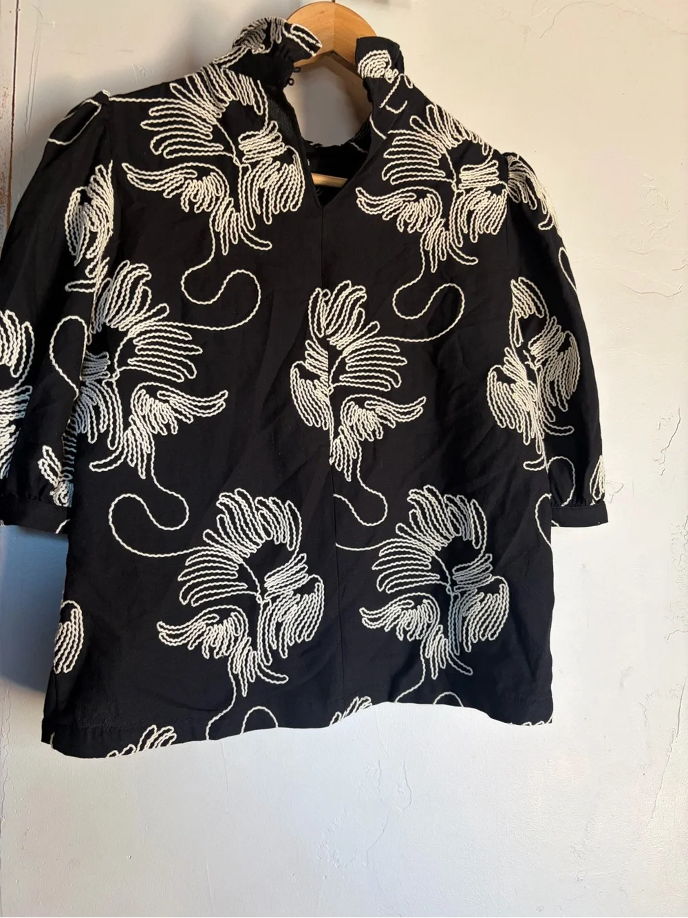 Zara chic blouse