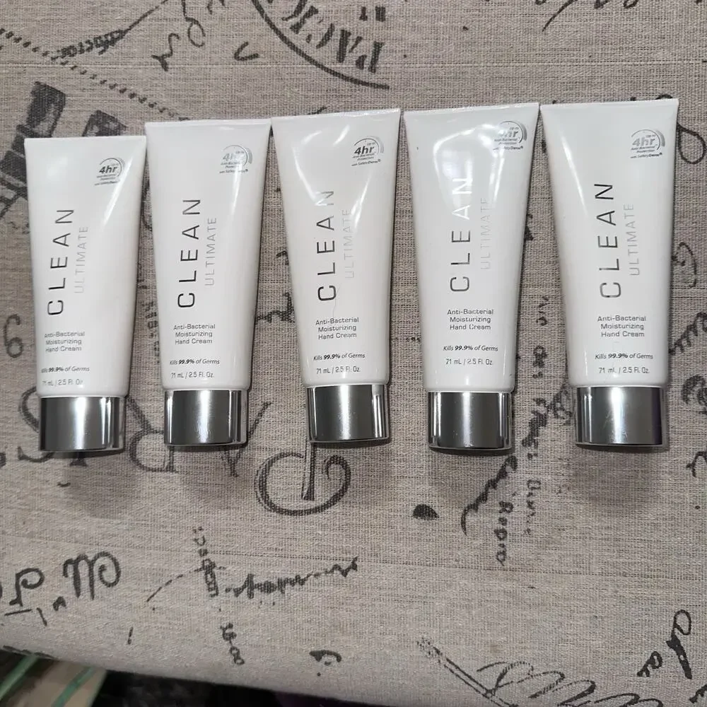 NEW CLEAN Lot Of 5 Tubes ULTIMATE Moisturizer Sanitation Hand Cream 2.5 Oz