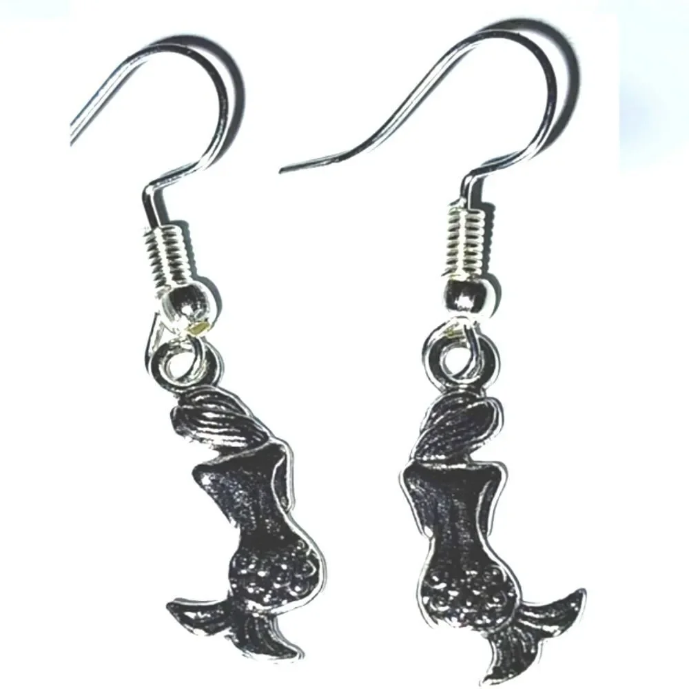 Retro Mini Super cute  Mermaid Earrings For Adults And Kids
