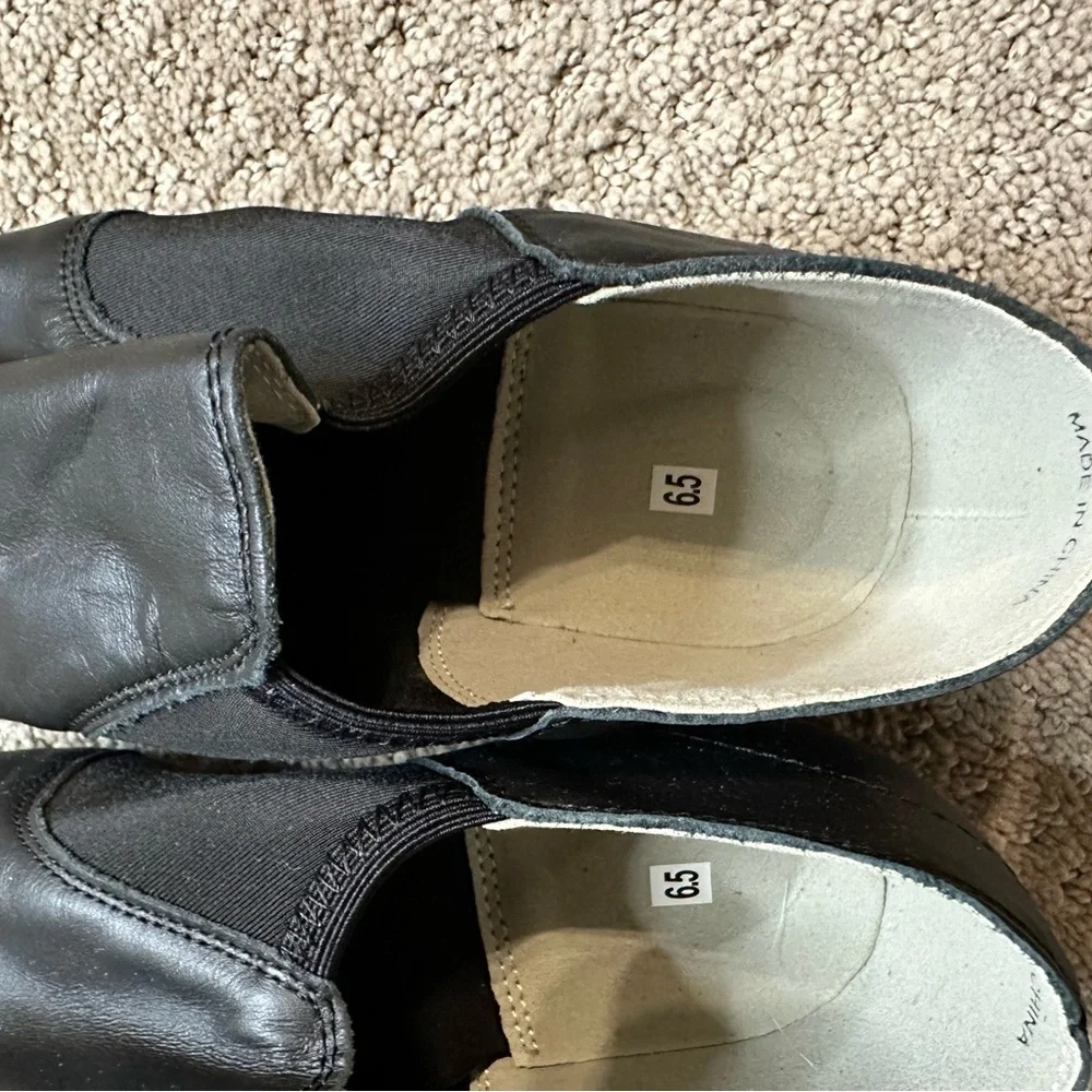 Kid’s Theatre Black Slip-On Shoes