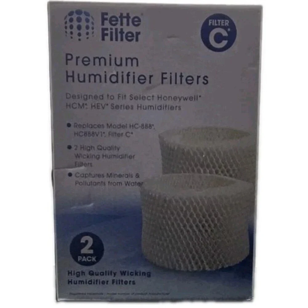 Fette Filter E* Humidifier Filter Honeywell HCM HEV Model HC14V1/ FF1037 2 Pack