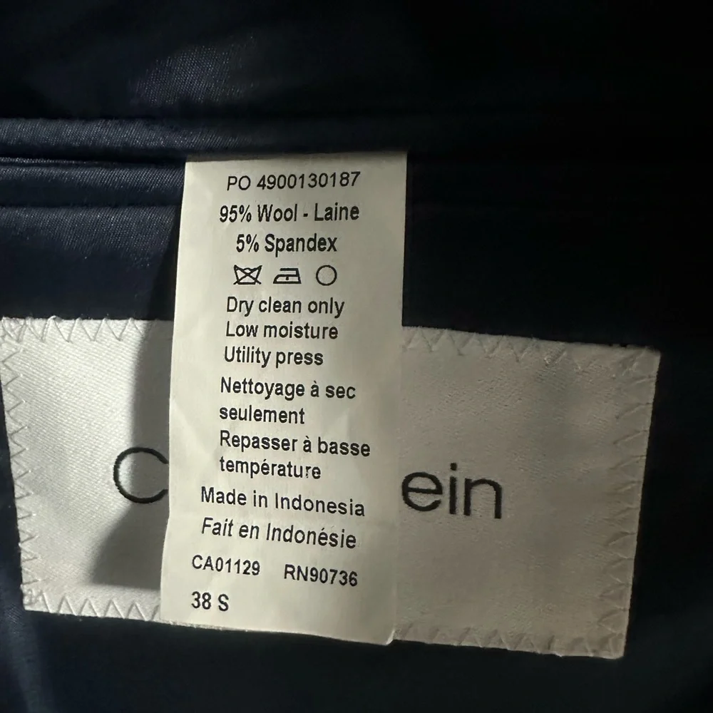 Calvin Klein blazer style