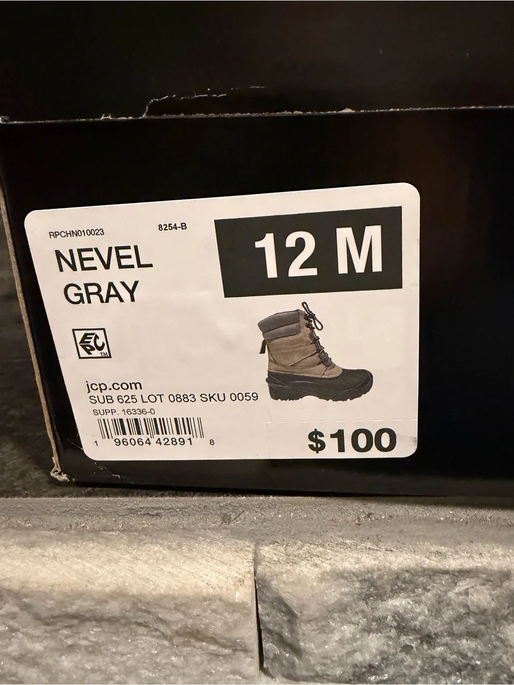 Weatherproof 3M Thinsulate Tan and Black Men's Insulated Snow Boots