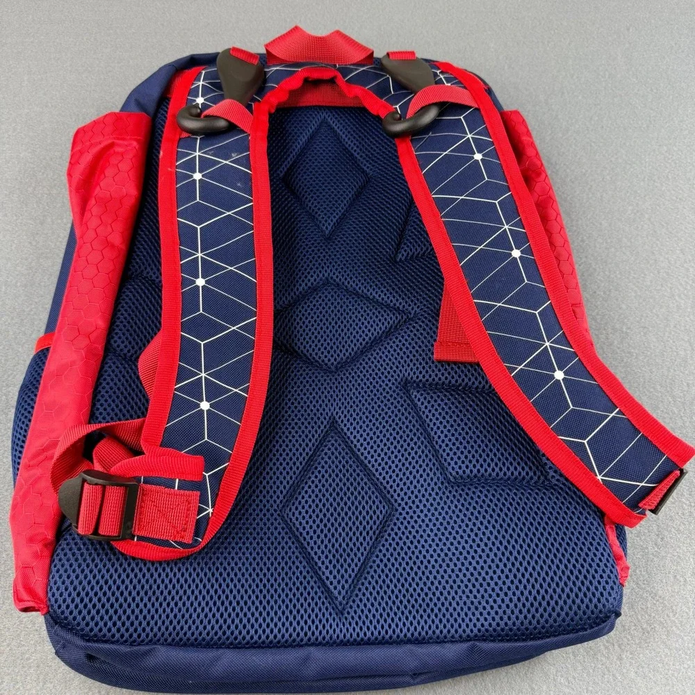 RIP-IT Classic Backpack 2 Softball Girls OS Navy Blue Red Geometric Diamond