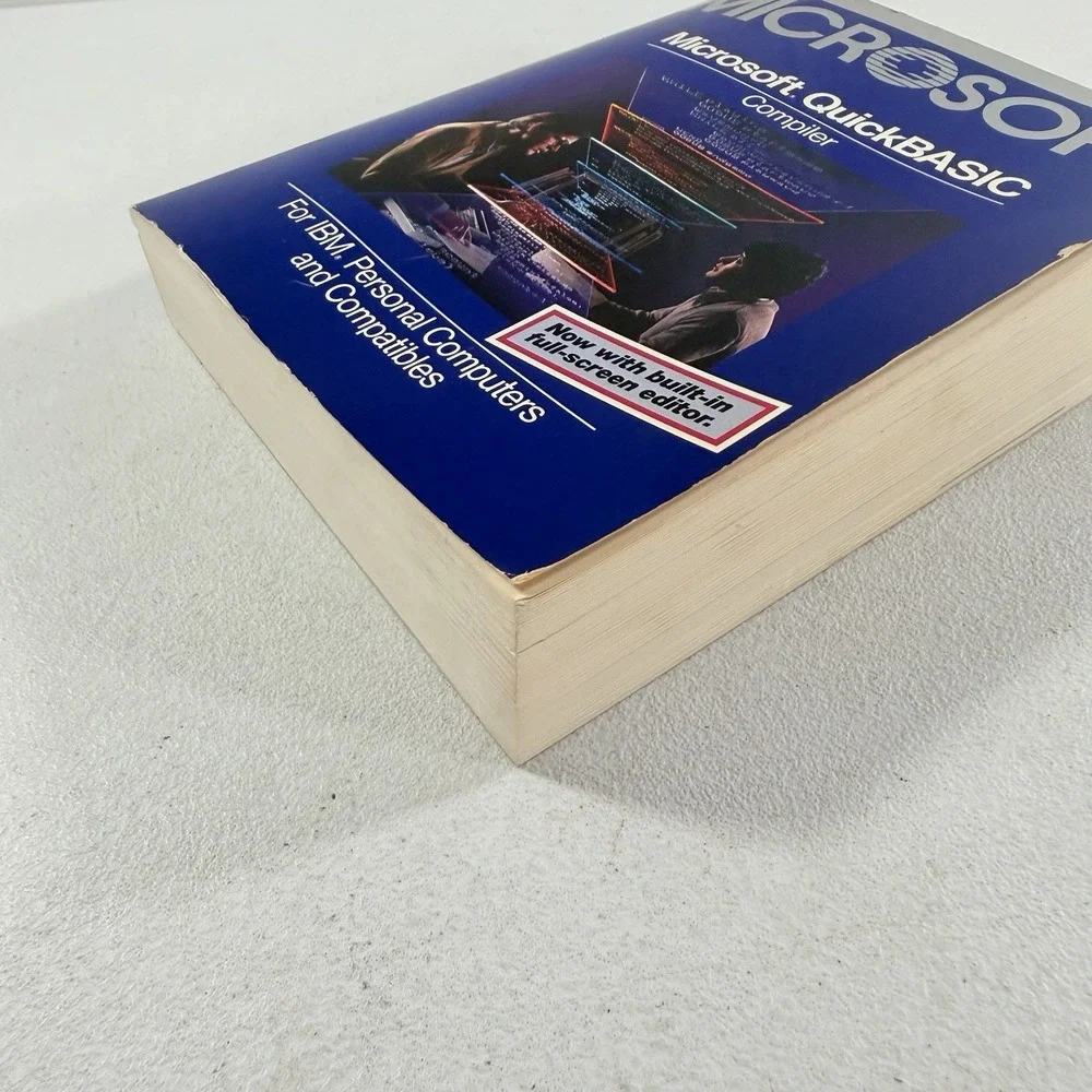 MICROSOFT QuickBASIC Compiler 2.0 for IBM Computers (TPB 1986) Vintage Manual