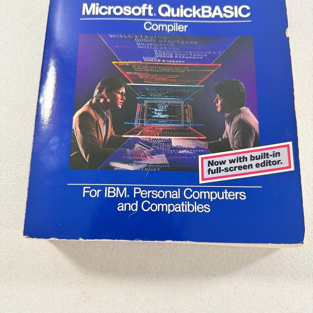 MICROSOFT QuickBASIC Compiler 2.0 for IBM Computers (TPB 1986) Vintage Manual