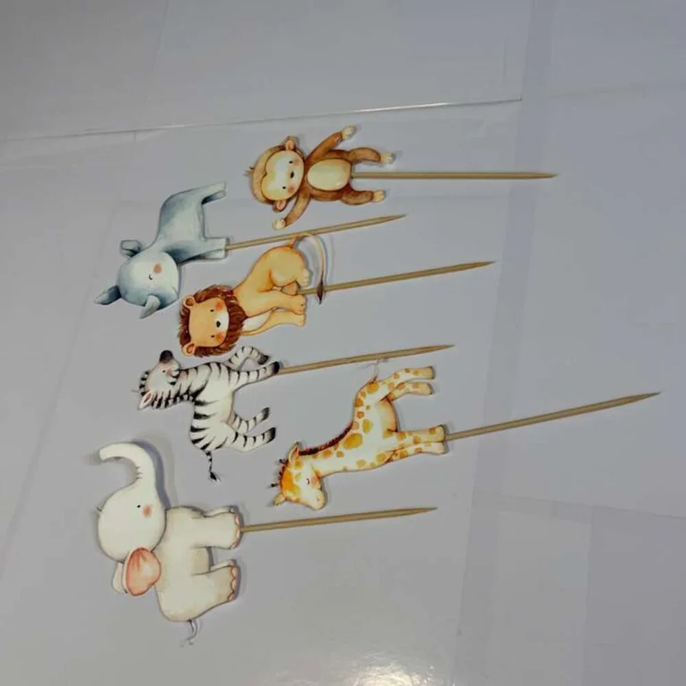 New Baby Animals Cake Topper