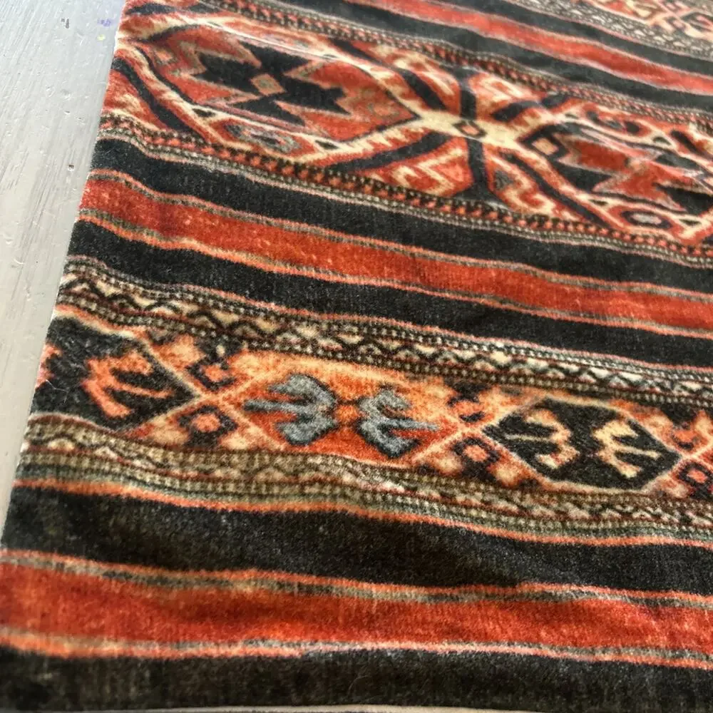 Pottery Barn Emersyn Printed Velvet Aztec Southwest Pillow Cover 20x20 Boho